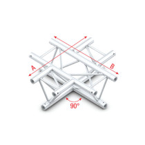 Pro-30 Triangle G Truss - Cross horizontal - 4-way - 71 cm