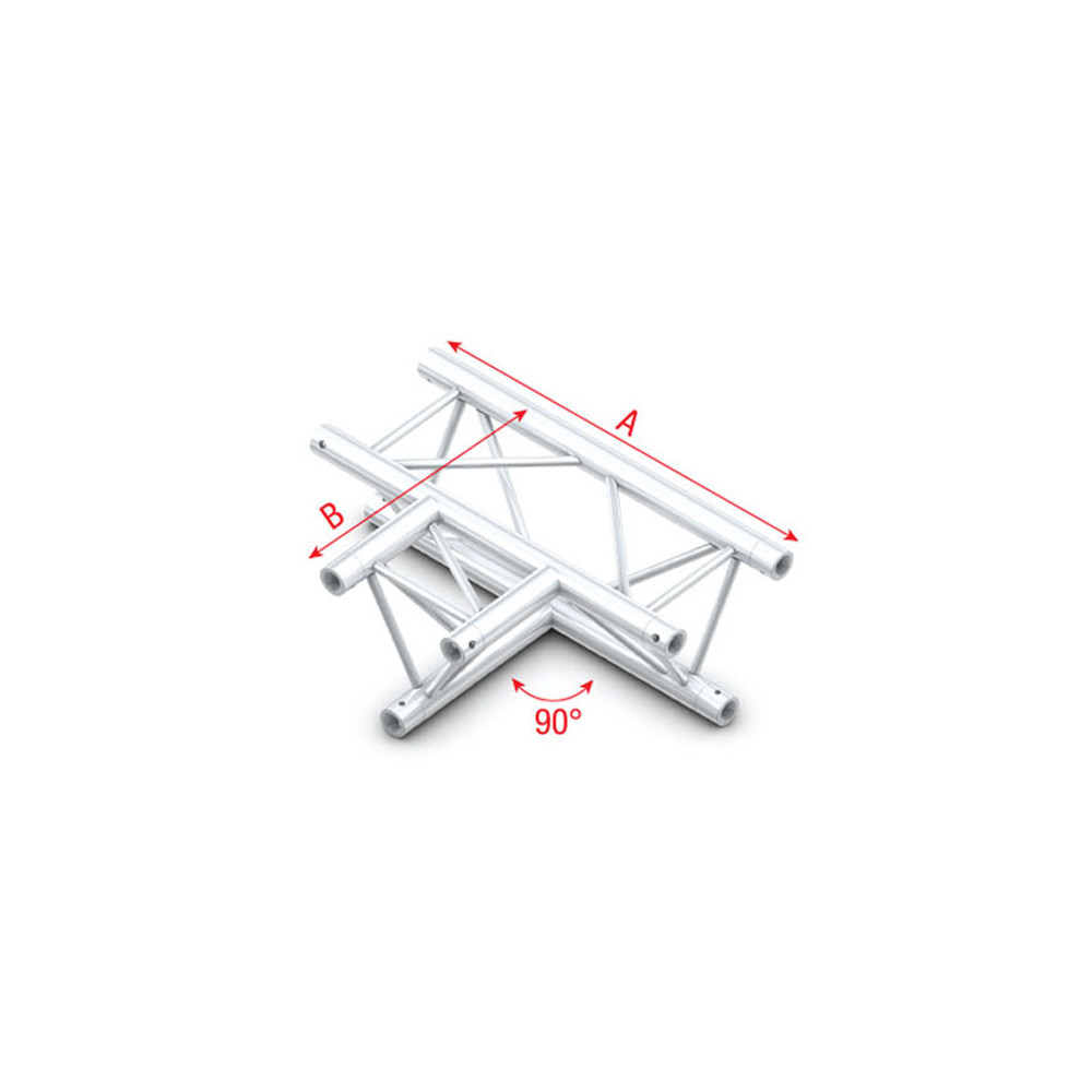 Pro-30 Triangle G Truss - T-Cross horizontal - 3-way - apex down - 71 cm
