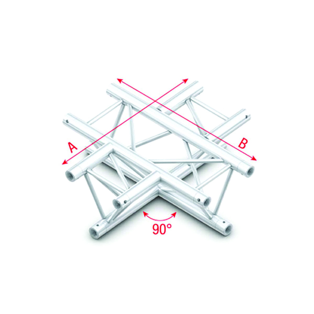 Pro-30 Triangle G Truss - Cross 4-way - 50 cm
