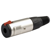 Jack Plug - Stereo - Locking - female