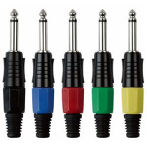 6.3 mm Jack Plug Mono Black housing