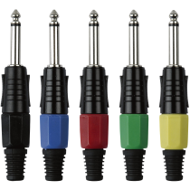 6.3 mm Jack Plug Mono Black housing