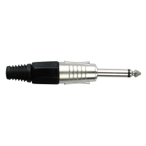 6.3 mm Jack Plug Mono Nickel housing