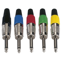 6.3 mm Jack Plug Mono Nickel housing