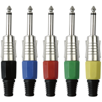 6.3 mm Jack Plug Mono Nickel housing