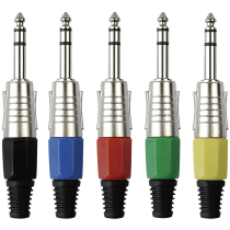 6.3 mm Jack Plug Stereo Nickel housing