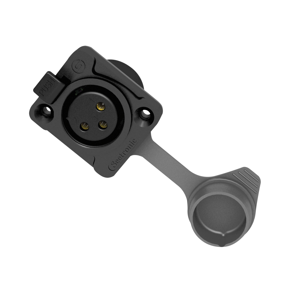 XLR 3P Chassis - female - IP65