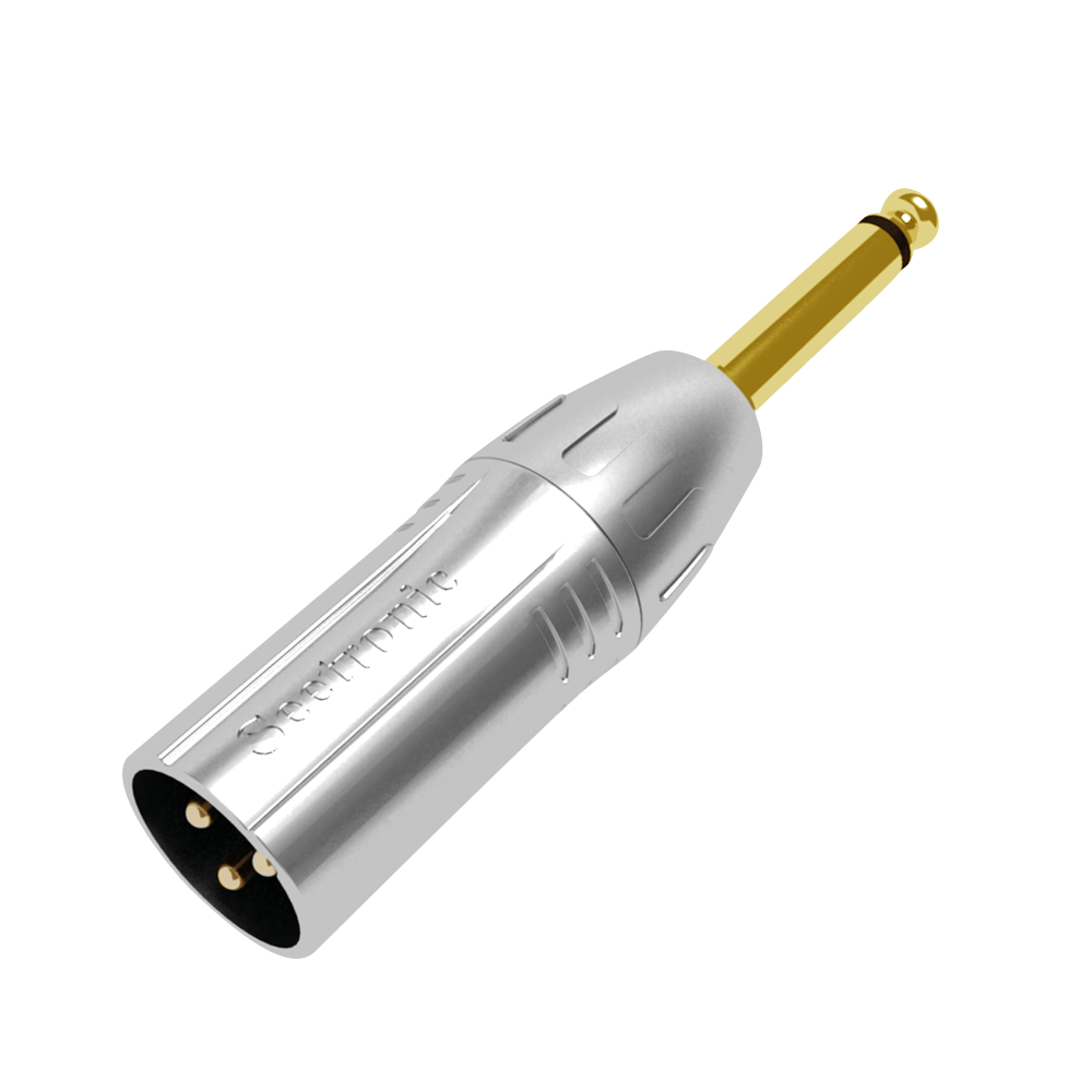 XLR 3P male to Jack mono male