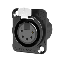 XLR 5P Chassis - female