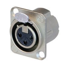 XLR 3P Chassis - female