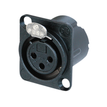 XLR 3P Chassis - female