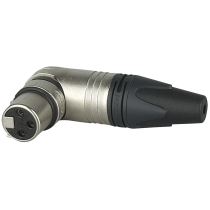 XLR 3P 90° Connector - female - Neutrik RX