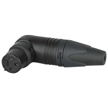XLR 3P 90° Connector - female - Neutrik RX