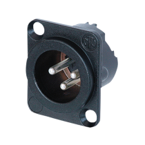 XLR 3P Chassis - male