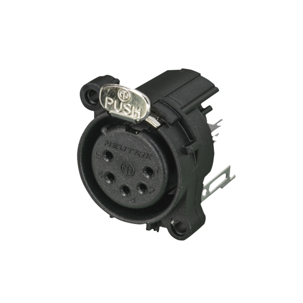 XLR 5P Chassis - female