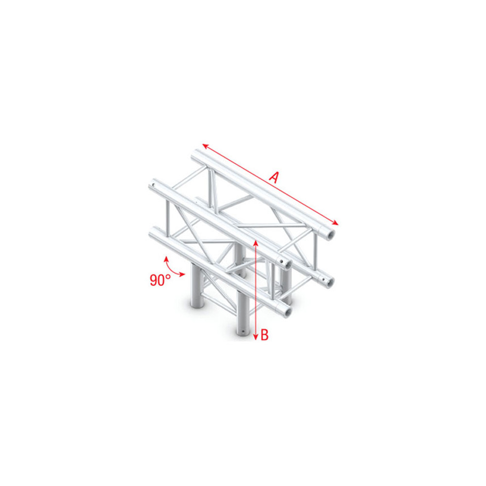 Pro-30 Square P Truss - T-Cross 3-way - 71 cm