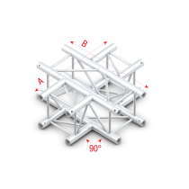 Pro-30 Square P Truss - T-Cross 3-way - 71 cm