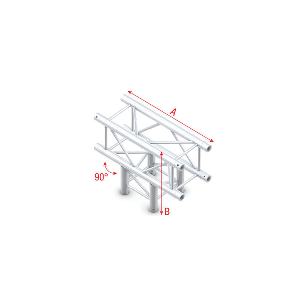 Pro-30 Square P Truss - T-Cross 3-way - 50 cm