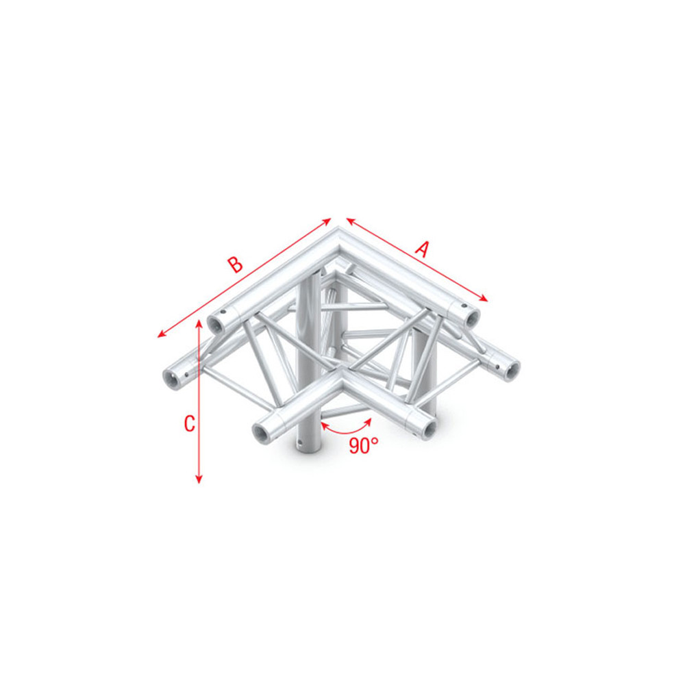 Pro-30 Triangle P Truss - Corner down right - apex up