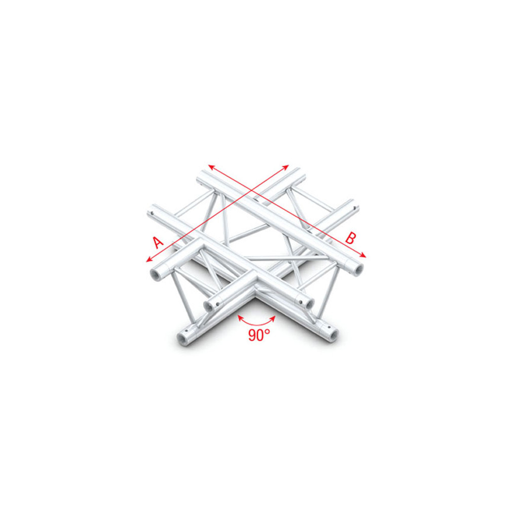 Pro-30 Triangle P Truss - Cross horizontal - 4-way - 71 cm