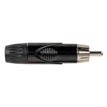 RCA Connector - Male - Black Housing