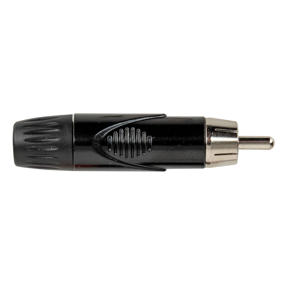 RCA Connector - Male - Black Housing