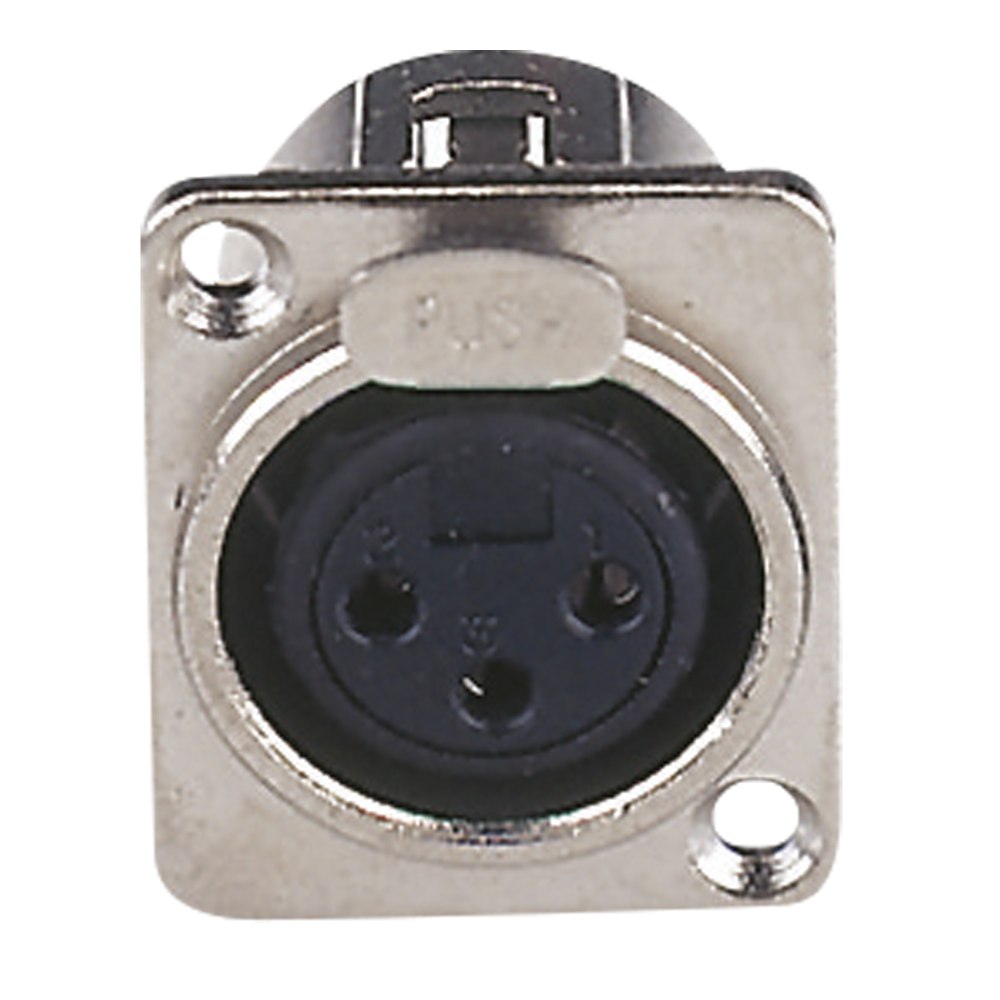 XLR 3P Chassis - female