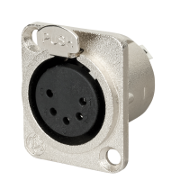 XLR 5P Chassis - female