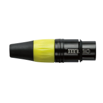 XLR 3P Connector - female - black housing