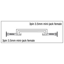 XGA02 - mini-jack/F to mini-jack/F