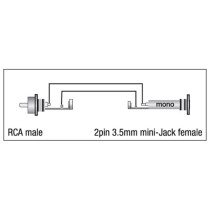 XGA04 - RCA/M to mini-jack/F