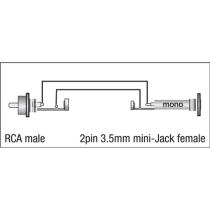 XGA04 - RCA/M to mini-jack/F