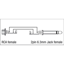 XGA06 - RCA/F to Jack/M mono