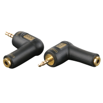 XGA08 - mini-jack/M stereo to mini-jack/F - 90°