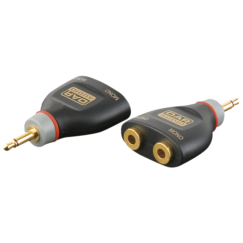 XGA14 - mini-jack/M mono to 2x mini-jack/F