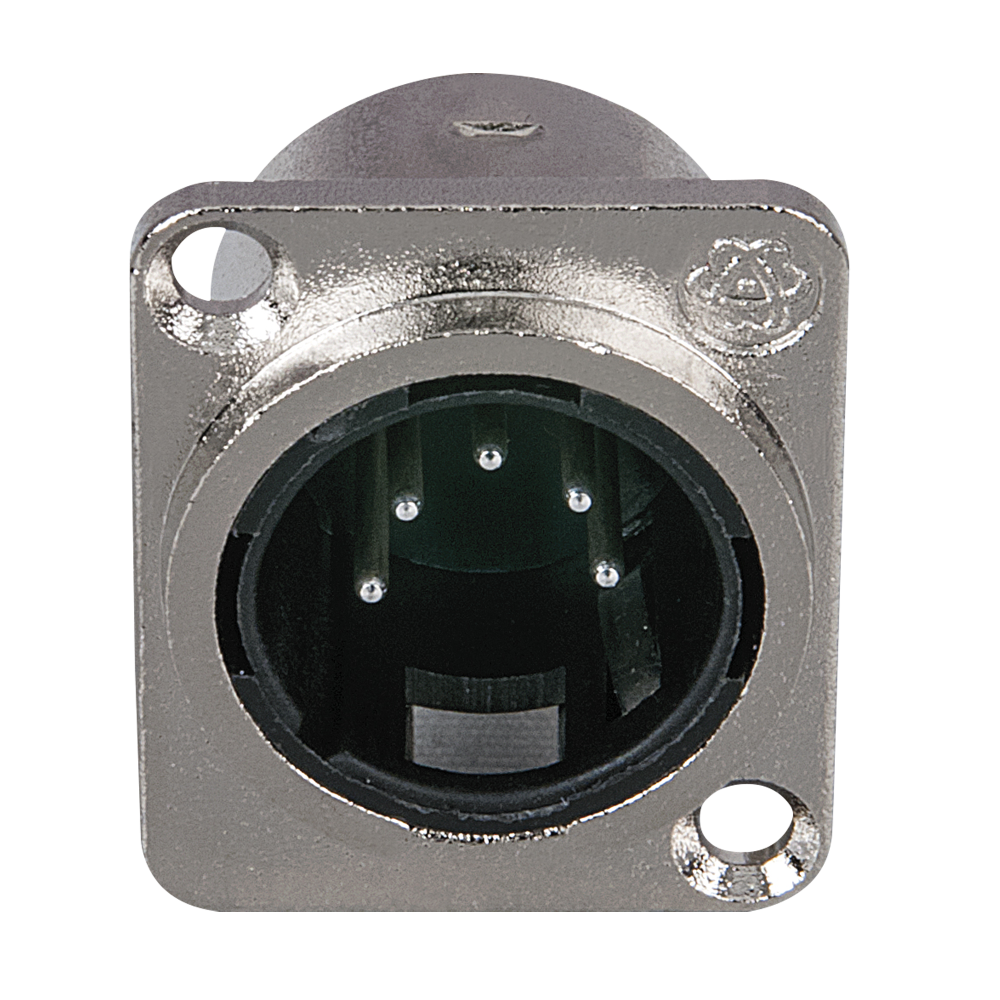 XLR 5P Chassis - male