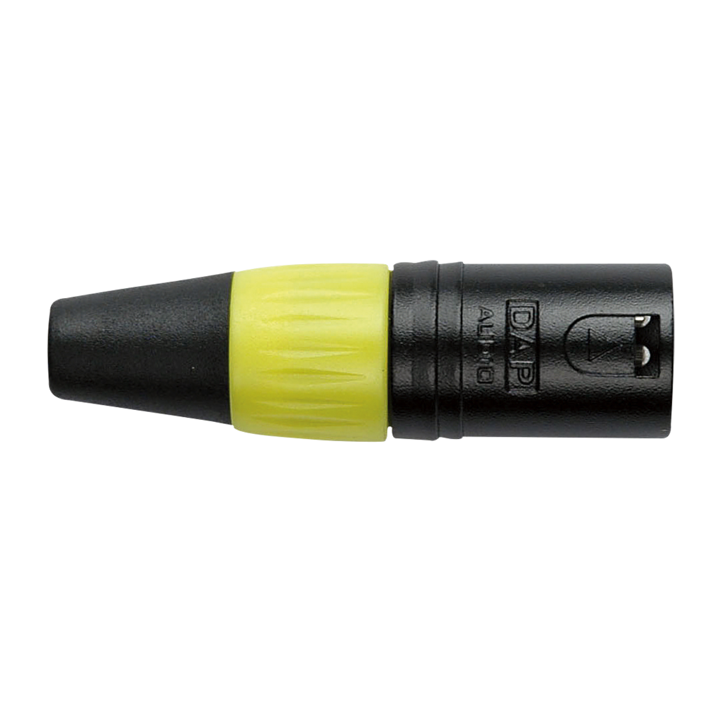 XLR 3P Connector - male - black housing