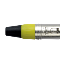 XLR 3P Connector - male - nickel housing