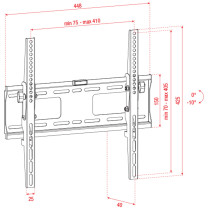PLB3255 Supporto da parete per TV