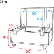 Case per 8x Sunstrip LED