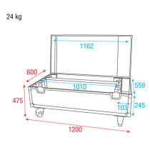 Case per 4x Phantom Zoombar 1220