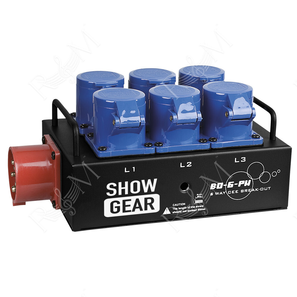 BO-6-PWC da CEE 16A a 6x CEE 16A