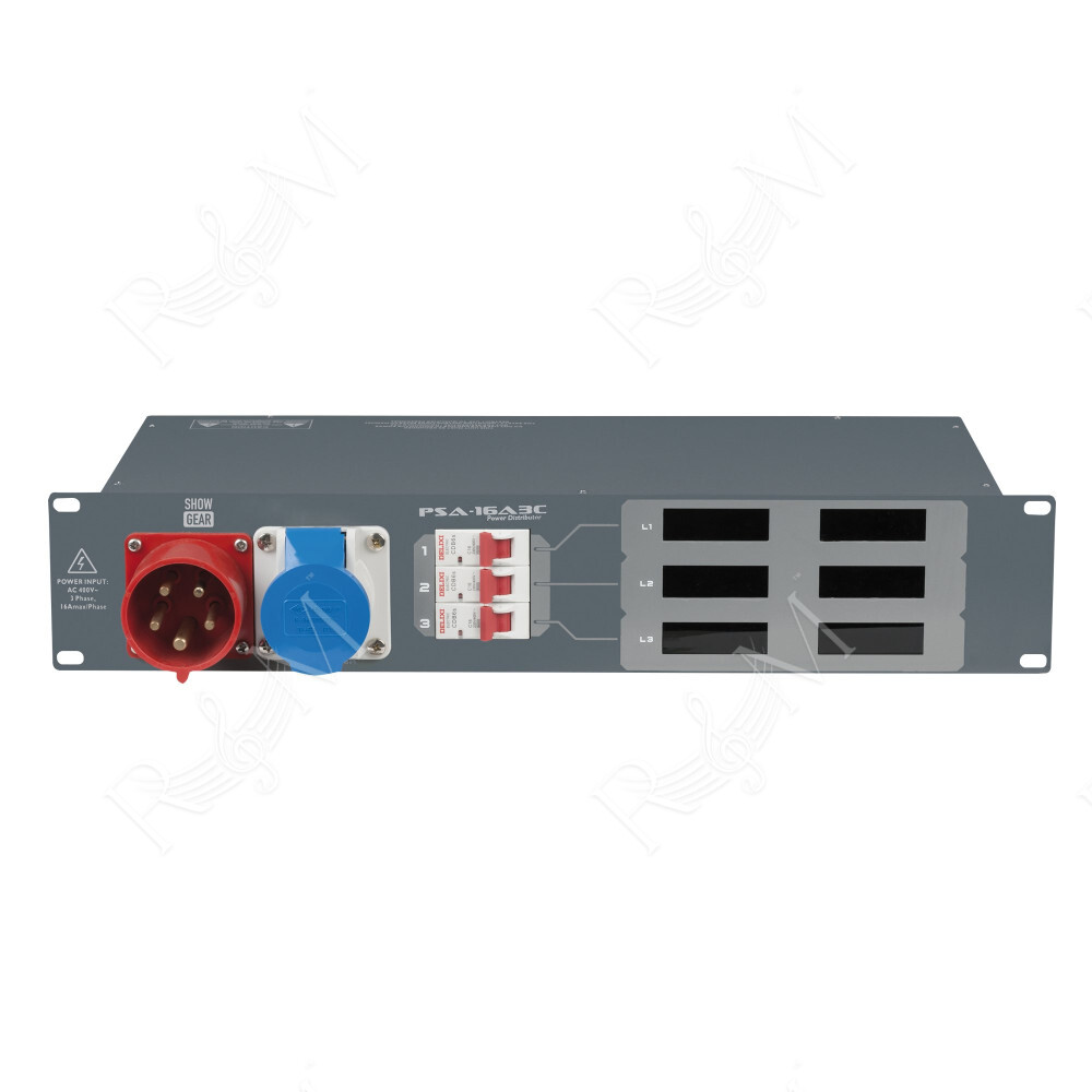 PSA-16A3C 3x MCB - uscita CEE