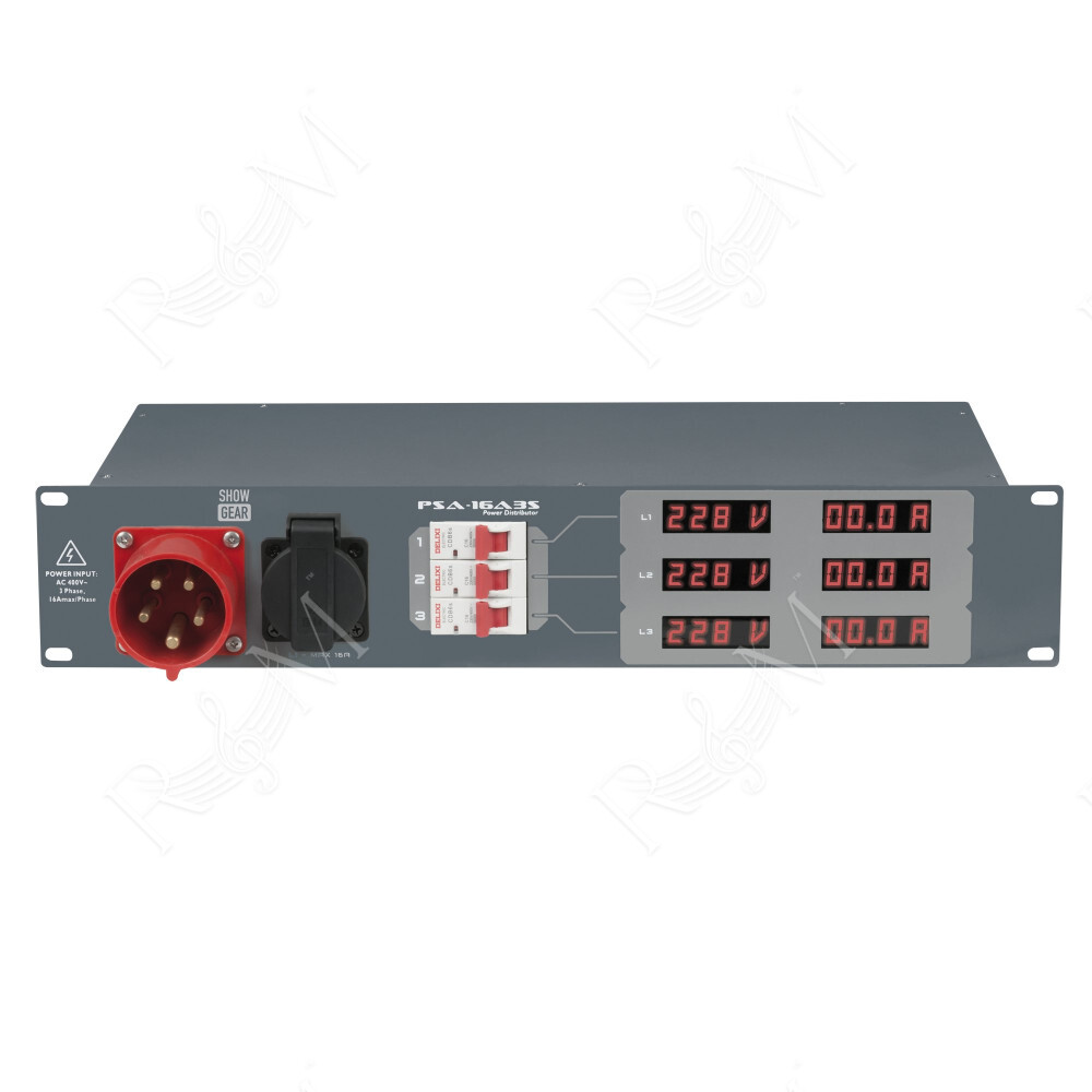 PSA-16A3S 3x MCB - uscita Schuko