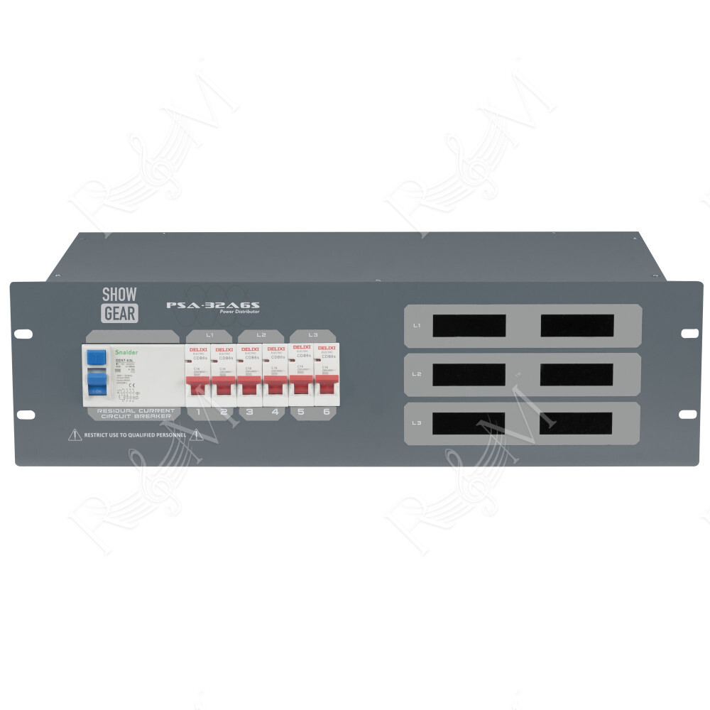 PSA-32A6S 6x MCB - uscita Schuko