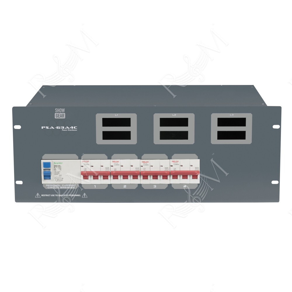 PSA-63A4C 4 x MCB - uscita CEE