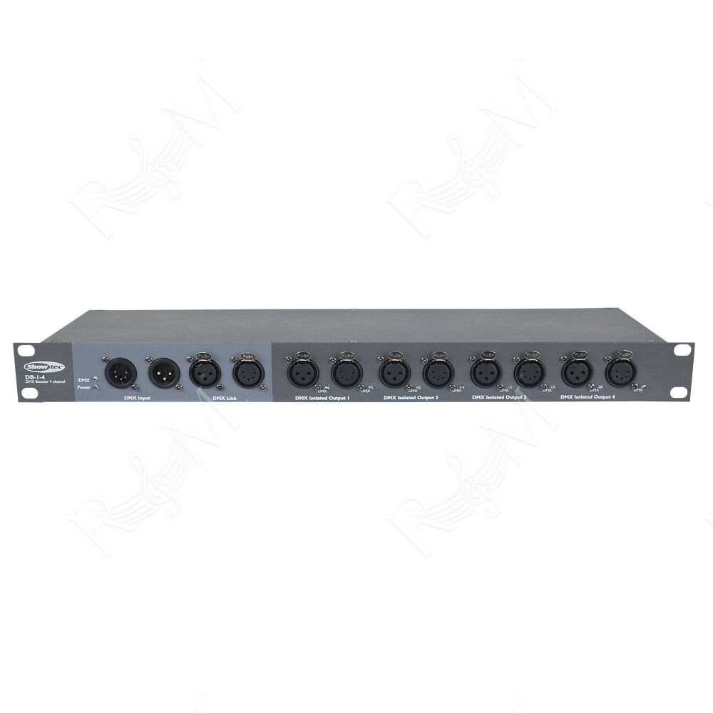 DB-1-4 Booster DMX a 4 canali 3 & 5poli XLR
