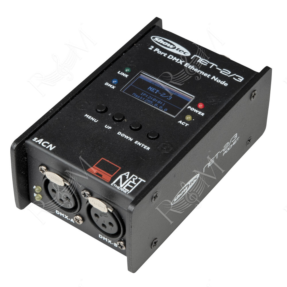 NET-2/3 Pocket Nodo Art-Net - 2 canali - XLR - 3 poli
