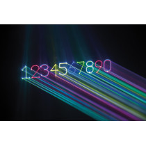 Galactic TXT Laser 300 mW RGB text