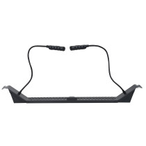 19 Inch Rackmount Light 1U - 2x LED bianco a collo d’oca